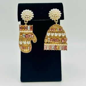 SUGARFIX by BaubleBar Sparkle Mitten & Cap Earrings